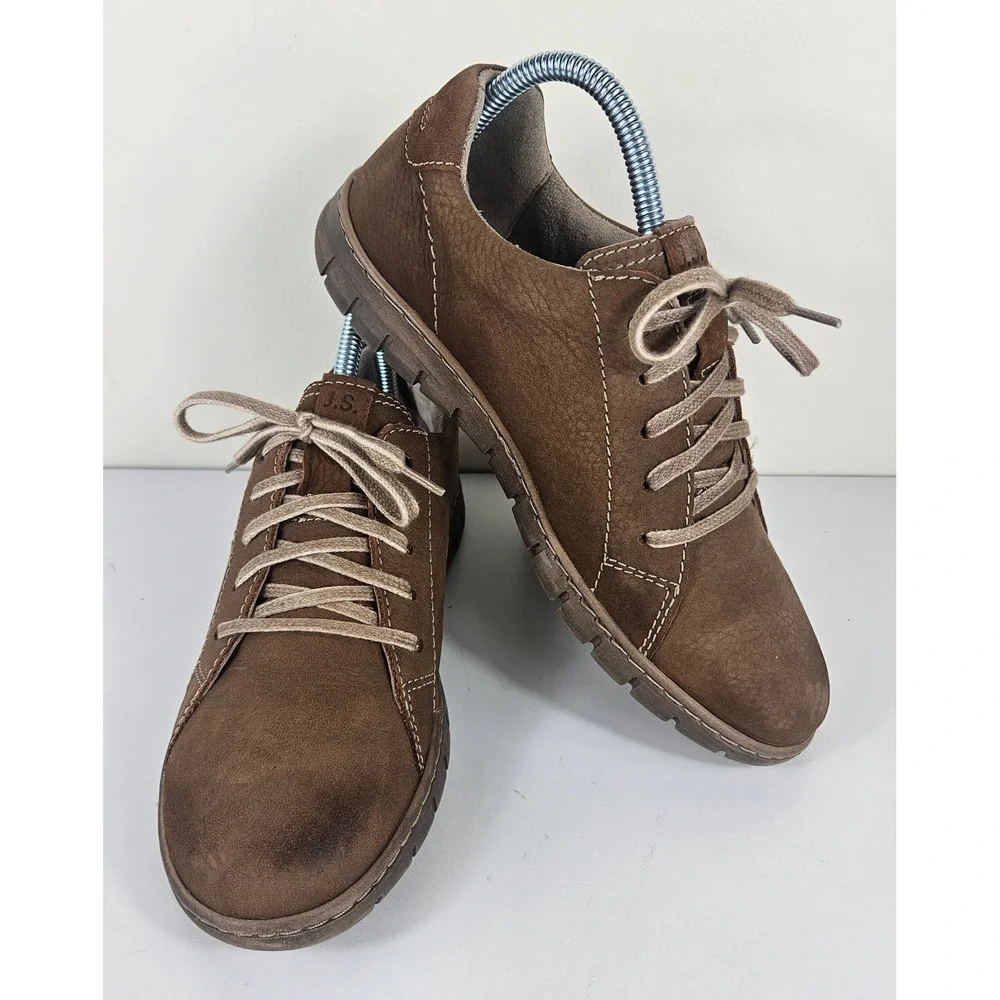 Josef Seibel Steffi 62 Womens 8.5 TopDry TEX Leather Sneakers Waterproof Lace Up